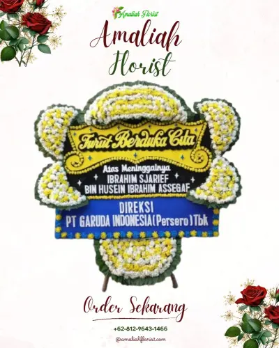 Papan Bunga Duka di Cikiray
